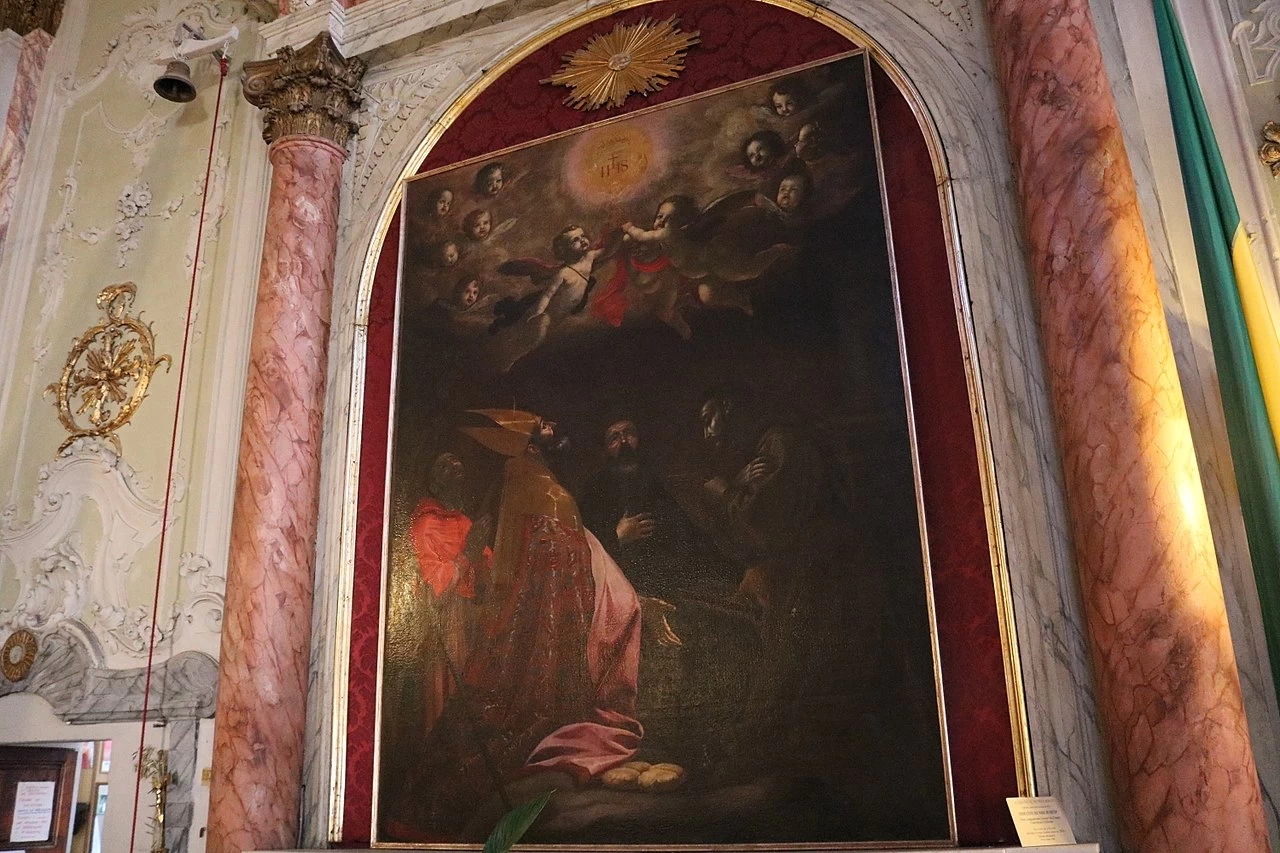 Adorazione del nome di Cristo - attribuito, Chiesa di Santa Maria Assunta (Bientina)